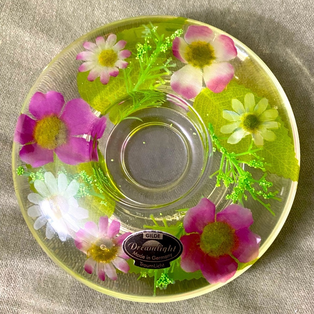 GILDE Dreamlight Made in Germany TraumLicht glass tea light candle holder #21